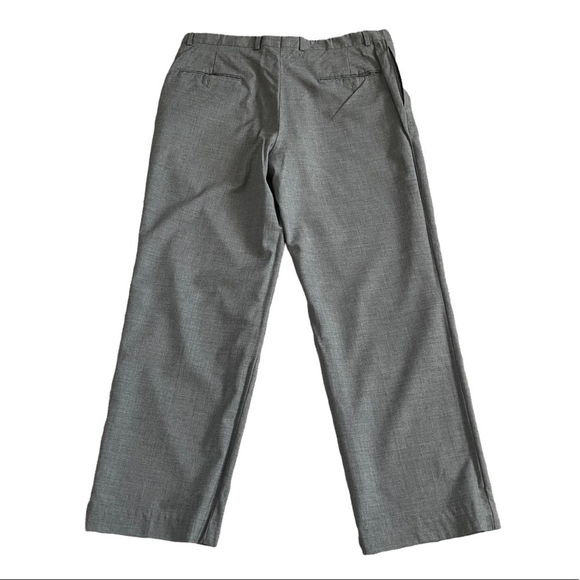 Authentic BURBERRY London Gray Flat Front Tailored Fit Men’s Dress Pants - Picture 3 of 5